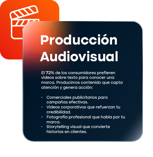 Servicio de producción audiovisual profesional para marcas y empresas por Barba Roja Agency.